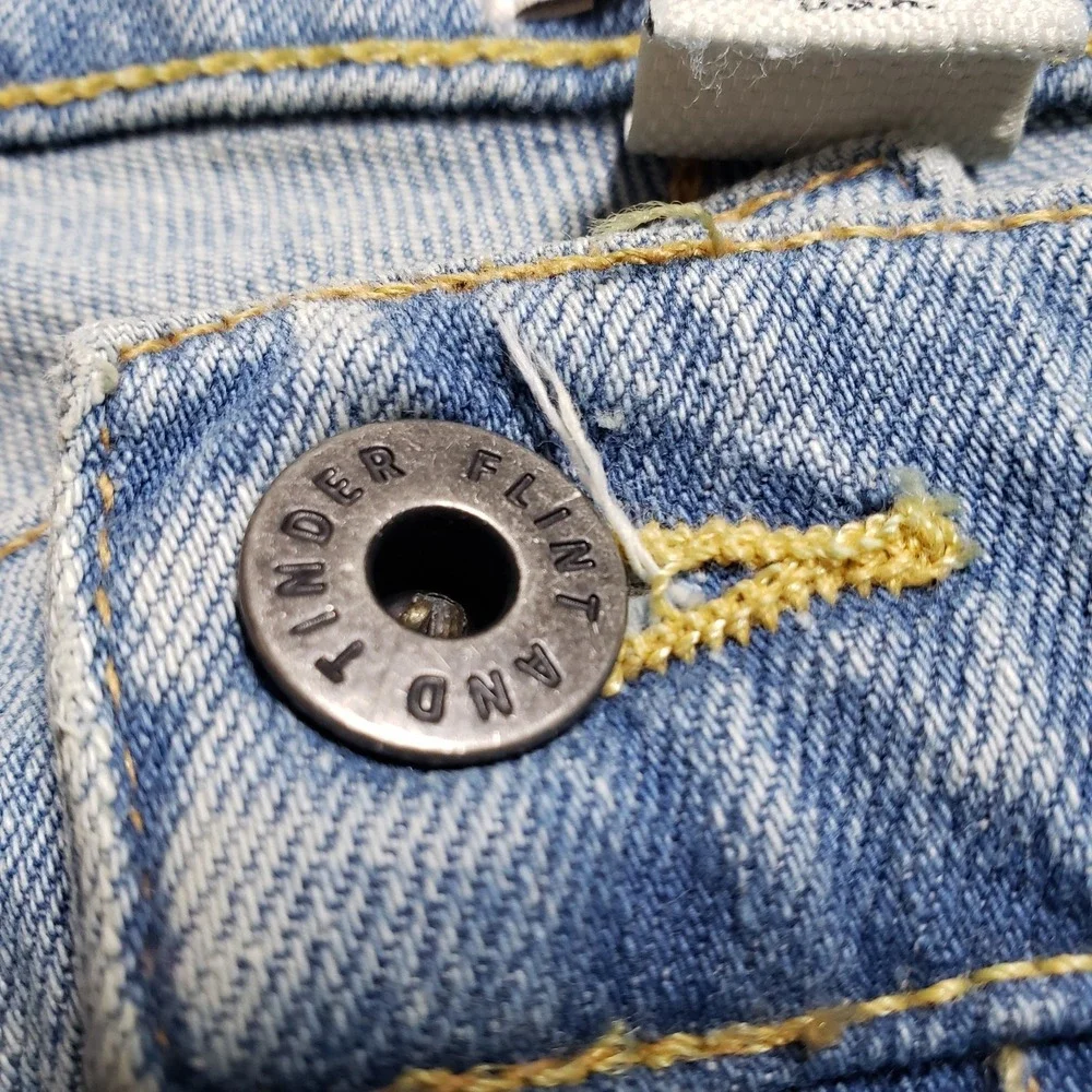Flint‎ and Tinder Jeans Men 38x34 (40x34) Tapered Fit Light Wash Stretch Denim